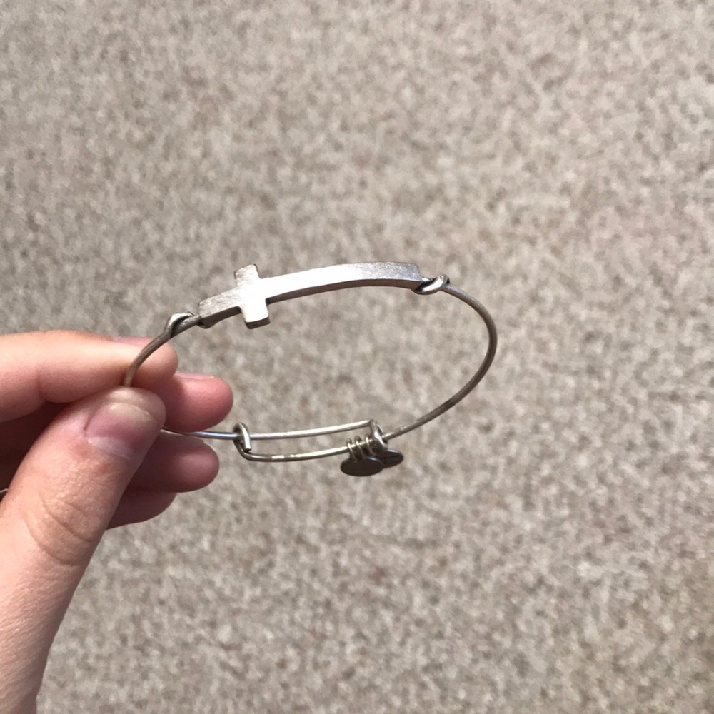 Alex and Ani cross bracelet